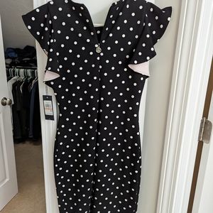 New with tags Tommy Hilfiger flutter sleeve dress